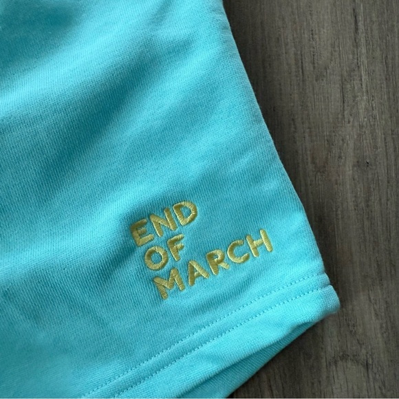 New End of March Baskin Cozy Minty Shorts - Picture 5 of 7